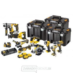 Akumulátorová súprava náradia DeWALT DCK1012P4T 18V 4x5,0 Ah XR Akumulátorová súprava náradia DeWALT DCK1012P4T 18V 4x5,0 Ah XR gallery main image