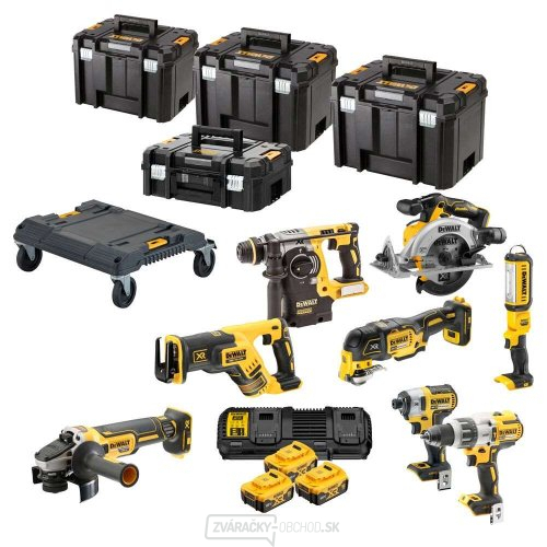 Akumulátorová súprava náradia DeWALT DCK853P4T 18V 4x5,0 Ah XR