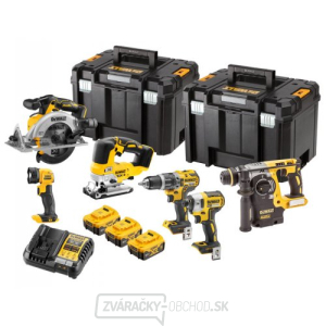Akumulátorová súprava náradia DeWALT DCK690P3T 18V 3x5,0 Ah XR Akumulátorová súprava náradia DeWALT DCK690P3T 18V 3x5,0 Ah XR gallery main image