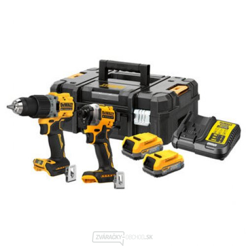 Akumulátorový 18 V 2x1,7 Ah XR DeWALT POWERSTACK DCK2051E2T