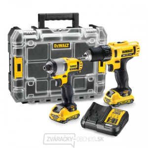 Kombinovaná sada akumulátorového náradia DeWALT DCK211D2T 10,8 V XR 2x2,0 Ah Kombinovaná sada akumulátorového náradia DeWALT DCK211D2T 10,8 V XR 2x2,0 Ah gallery main image