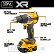 Akumulátorová príklepová vŕtačka XR Li-Ion 18V/2x5,0Ah k 100. výročiu DeWALT DCD100YP2T Akumulátorová príklepová vŕtačka XR Li-Ion 18V/2x5,0Ah k 100. výročiu DeWALT DCD100YP2T náhled