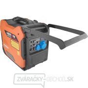 Elektrocentrála digitálna invertorová, 5,5 kW, elektrický štart, podvozok Elektrocentrála digitálna invertorová, 5,5 kW, elektrický štart, podvozok náhled