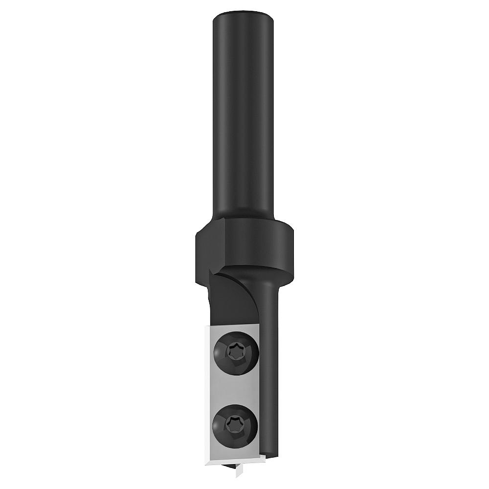 IGM F044 Drážkovacia fréza s vŕtacou žiletkou - D16x28,3 L81 S=8 HW F044-16381