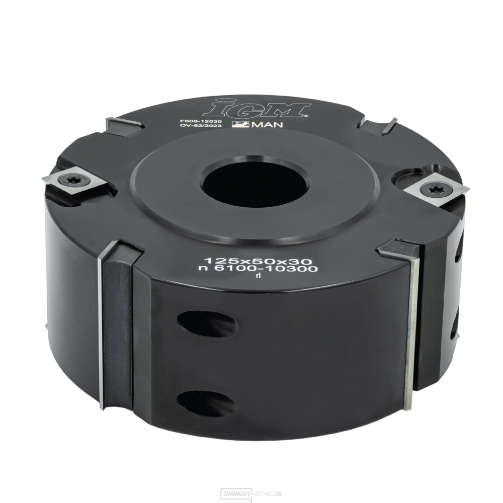 IGM F608 Priamozubá obrubovacia fréza MAN - D125x50 d30 Z4 V4 ALU