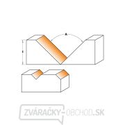 IGM F465 Uhlová V fréza HW - 45° D33x40 L125 S=20 Z1 Náhľad