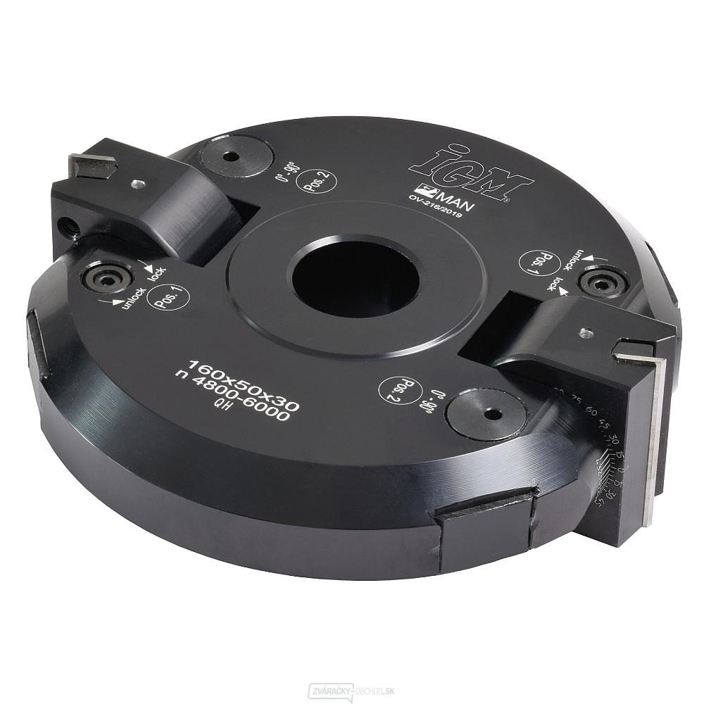 IGM F607 Uhlovo nastaviteľná fréza +-90° MAN - D160x50 d30 Z2 ALU