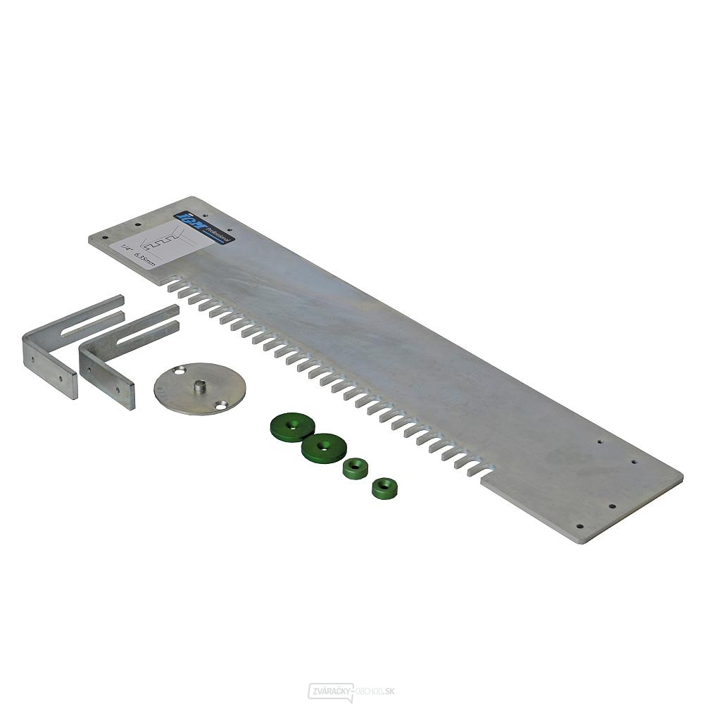 IGM FD3350 Prídavná šablóna 6,3 mm mini-irybinový polokrytý spoj