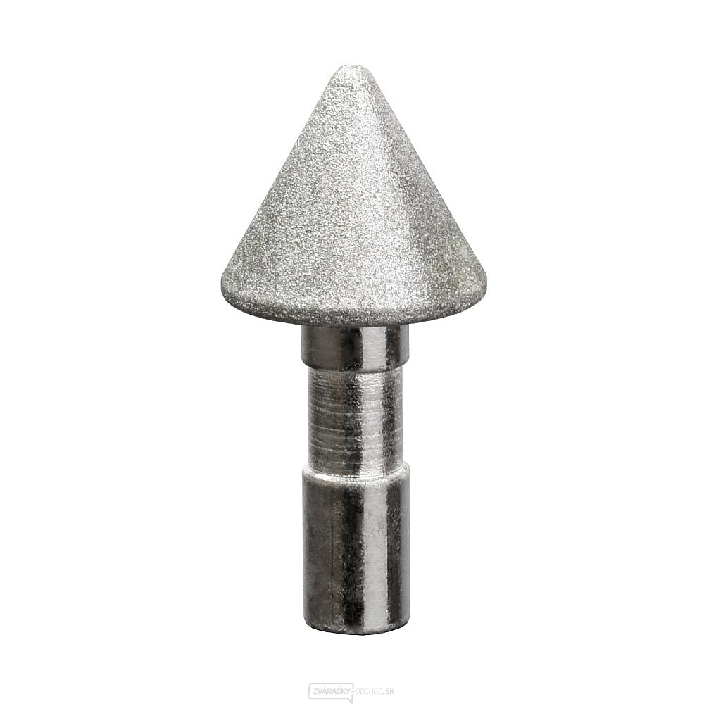Diamantový kužeľový brúsny kotúč IGM na zahlbovanie vrtákov s ostrými hranami do 13 mm