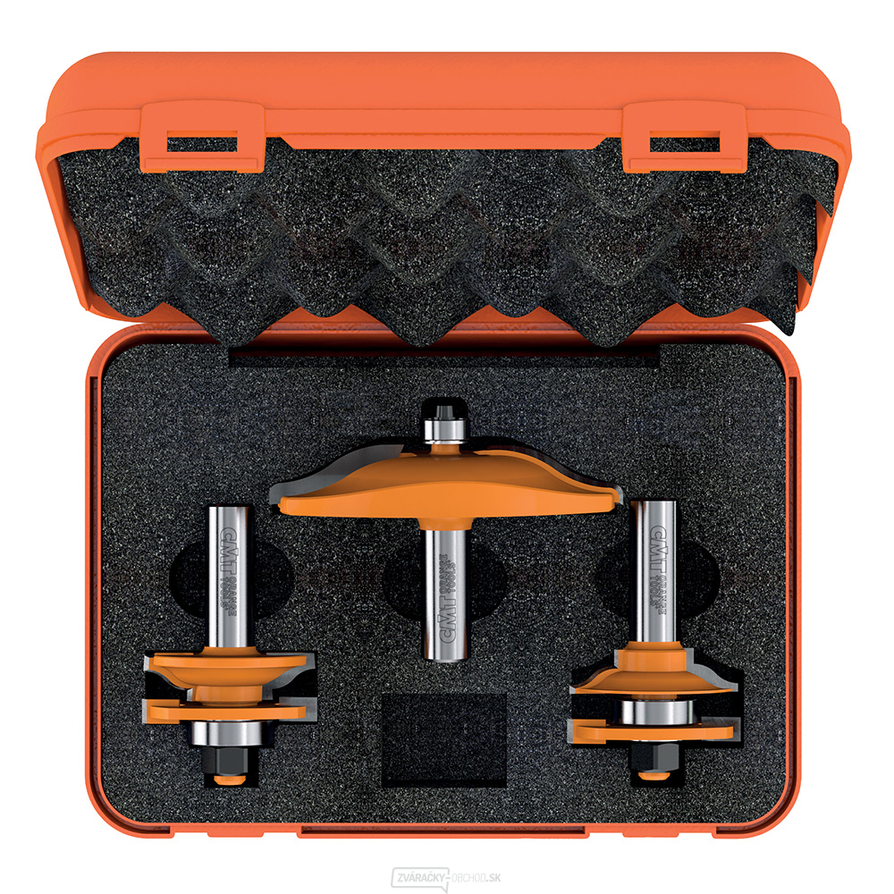 CMT Sada fréz na rámy a výplne - 3ks profil B+B2 S=12 HW