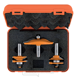 CMT Sada fréz na rámy a výplne - 3ks profil B+B2 S=12 HW CMT Sada fréz na rámy a výplne - 3ks profil B+B2 S=12 HW gallery main image