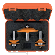 CMT Sada fréz na rámy a výplne - 3ks profil D+B S=12 HW CMT Sada fréz na rámy a výplne - 3ks profil D+B S=12 HW gallery main image