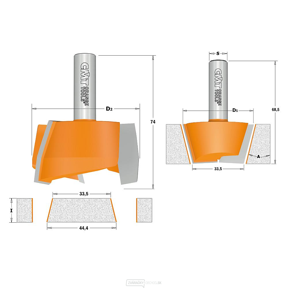 CMT C981 Čistiaca súprava pre CORIAN 2ks, S=12mm,D=47,5mm