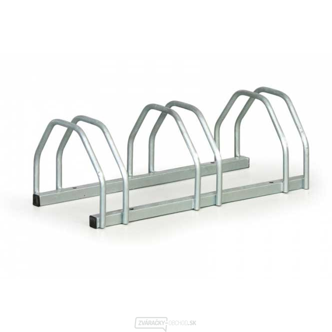 Stojan na kolesá lomený 750x300x255mm - 3 miesta