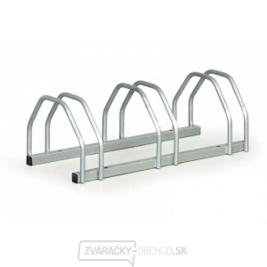 Stojan na kolesá lomený 750x300x255mm - 3 miesta Stojan na kolesá lomený 750x300x255mm - 3 miesta gallery main image