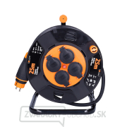 Solight 4z predlžovací kábel - na bubne, 25m neoprén, 3x 2,5mm2, IP44 Náhľad