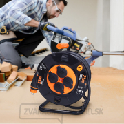 Solight 4z predlžovací kábel - na bubne, 25m neoprén, 3x 2,5mm2, IP44 náhled