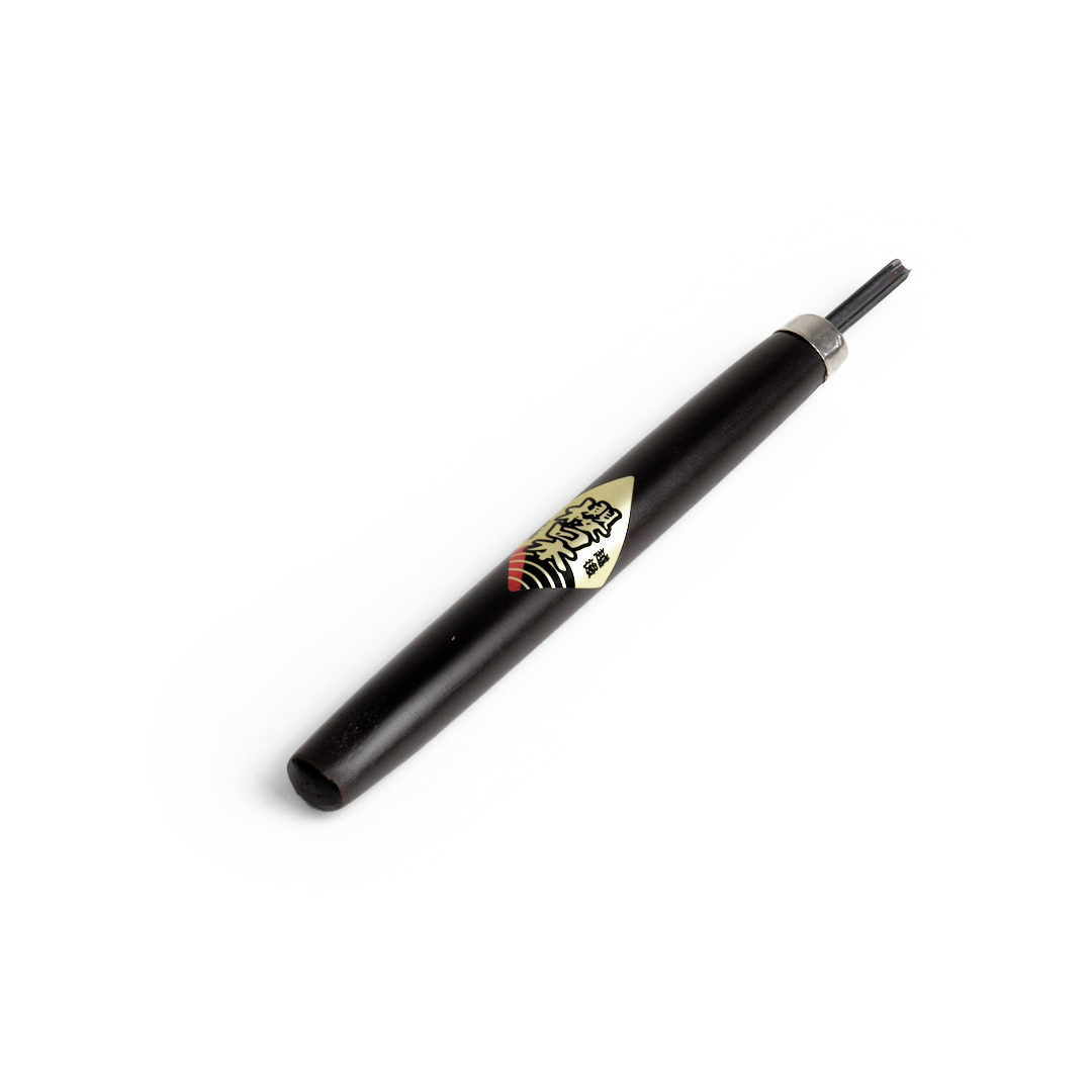 Japonské rezbárske mini-dláto SAKURA Nihon s U čepeľou - 3 mm