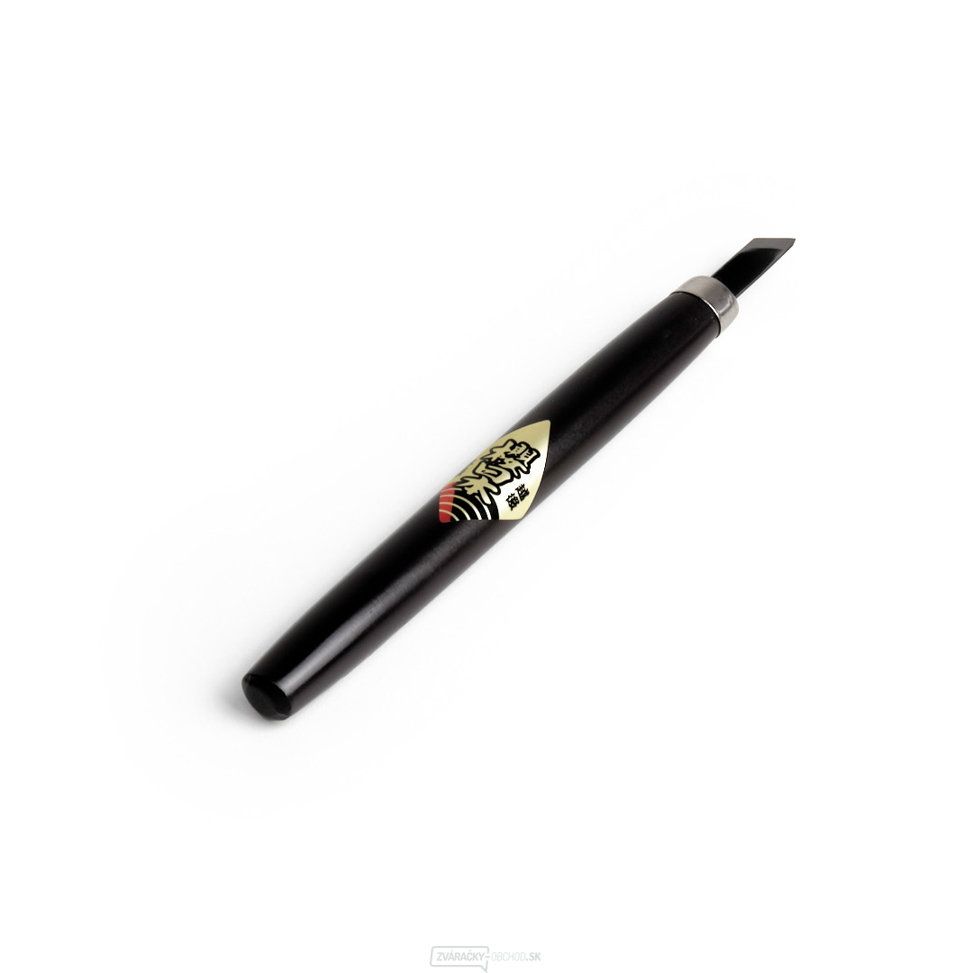 Japonské rezbárske mini-dláto SAKURA Nihon s pravo-šikmou čepeľou - 7,5 mm