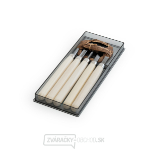 Sada rezbárskych mini-dlát MARUICHI R-5 s drevenou rukoväťou - 5 kusov Sada rezbárskych mini-dlát MARUICHI R-5 s drevenou rukoväťou - 5 kusov gallery main image