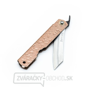 Japonský zatvárací nôž Higonokami NAGAO z ocele Yasuki s medenou rukoväťou - 73 mm Japonský zatvárací nôž Higonokami NAGAO z ocele Yasuki s medenou rukoväťou - 73 mm gallery main image
