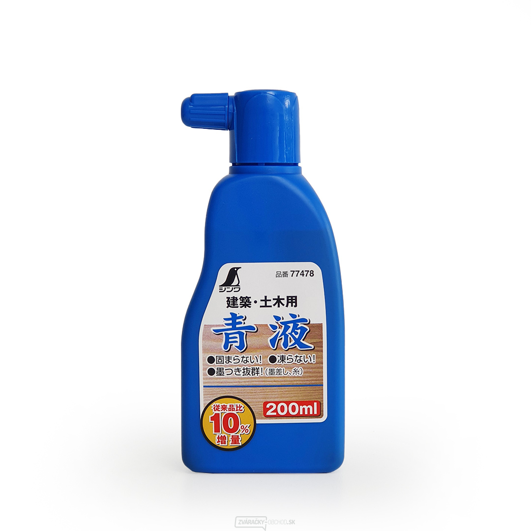 Náhradný atrament SHINWA do japonskej brnkačky - 200 ml - modrý