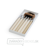 Sada rezbárskych mini-dlát MARUICHI L-6 s drevenou rukoväťou - 6 kusov Sada rezbárskych mini-dlát MARUICHI L-6 s drevenou rukoväťou - 6 kusov gallery main image