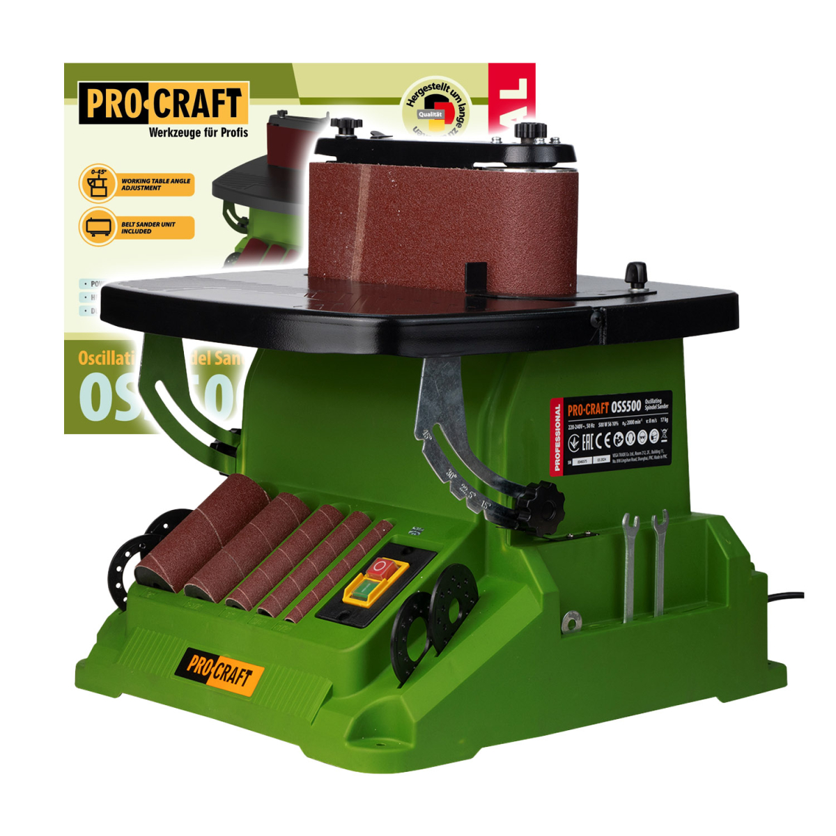 Vretenová a pásová brúska Procraft OSS500 | OSS500 OSS500