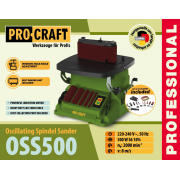 Vretenová a pásová brúska Procraft OSS500 | OSS500 náhled