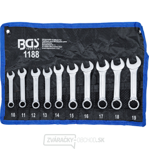 Súprava očkoplochých kľúčov BGS 1188 | veľmi krátke | 10 - 19 mm | 10dielna Súprava očkoplochých kľúčov BGS 1188 | veľmi krátke | 10 - 19 mm | 10dielna gallery main image