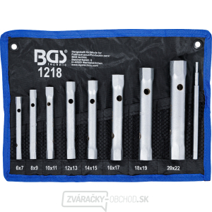 Súprava rúrkových kľúčov BGS 1218 | 6 x 7 - 20 x 22 mm | 9dielna Súprava rúrkových kľúčov BGS 1218 | 6 x 7 - 20 x 22 mm | 9dielna gallery main image
