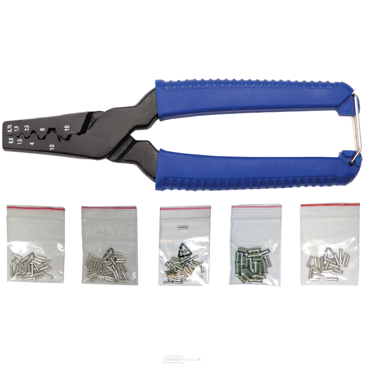 Konektorové kliešte na káblové dutinky BGS 1430 | vrátane 150 káblových dutiniek | 175 mm Konektorové kliešte na káblové dutinky BGS 1430 | vrátane 150 káblových dutiniek | 175 mm gallery main image