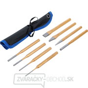 Súprava vyrážačov závlačiek BGS 1658 | 150 mm | vrátane sekáča + jamku | 8dielna Náhľad