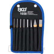 Súprava vyrážačov závlačiek BGS 1658 | 150 mm | vrátane sekáča + jamku | 8dielna náhled