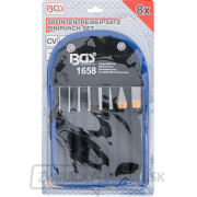 Súprava vyrážačov závlačiek BGS 1658 | 150 mm | vrátane sekáča + jamku | 8dielna náhled