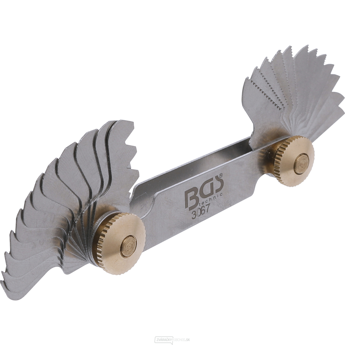 Závitové mierky BGS 3067 | 24 plátkov | metrické 0,25 - 6,00 mm Závitové mierky BGS 3067 | 24 plátkov | metrické 0,25 - 6,00 mm gallery main image