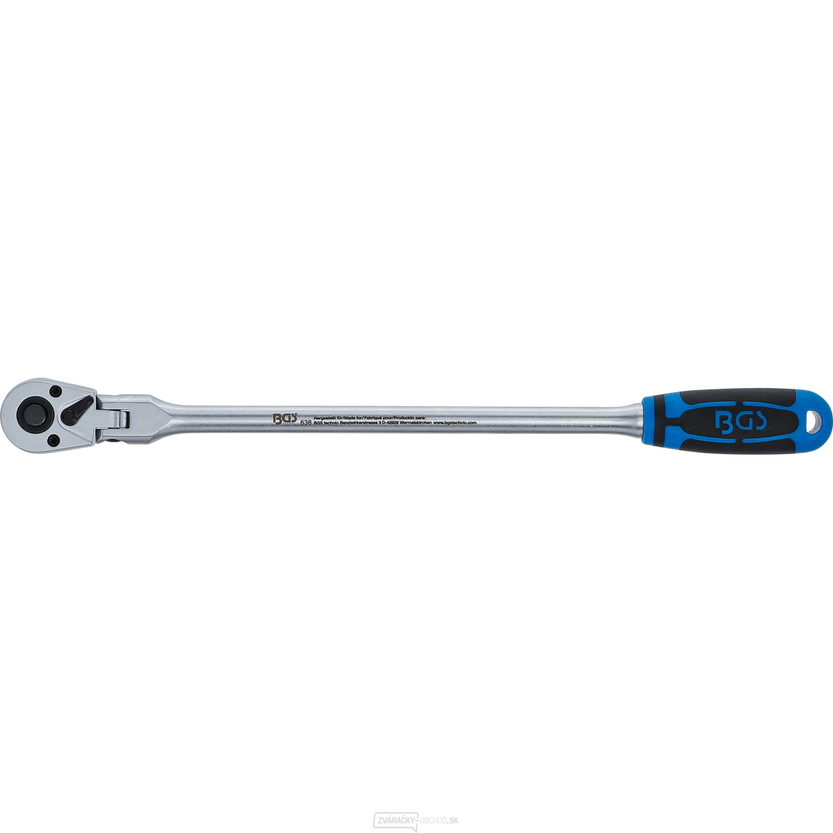 Kĺbová račňa BGS 638 | aretovateľná | veľmi dlhých | 6,3 mm (1/4") | 304 mm