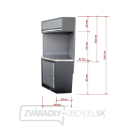 AKČNÝ SET Dielenské skrinky MB-TGC1300B a MB-WGB1334 s nerezovou pracovnou doskou MB-TGW34S náhled