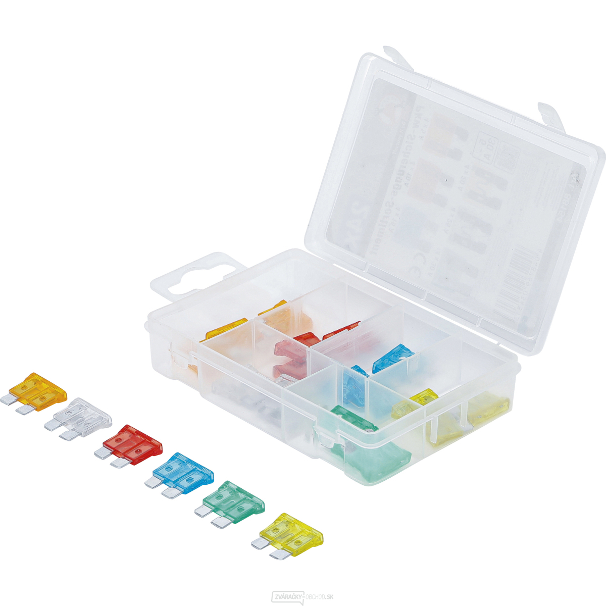 Súprava plochých poistiek BGS 88154 | 24dielna