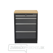 Dielenská skrinka s drevenou pracovnou doskou Matabro SET-CA01058 | 4 šuplíky | 680x465x950 mm Dielenská skrinka s drevenou pracovnou doskou Matabro SET-CA01058 | 4 šuplíky | 680x465x950 mm gallery main image