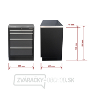 Dielenská skrinka s nerezovou pracovnou doskou Matabro SET-CA01059 | 4 šuplíky | 680x465x950 mm Dielenská skrinka s nerezovou pracovnou doskou Matabro SET-CA01059 | 4 šuplíky | 680x465x950 mm náhled