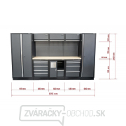 AKČNÝ SET Zostava 8 ks dielenského nábytku SET-CA01071 s drevenou pracovnou doskou MB-TGW80 AKČNÝ SET Zostava 8 ks dielenského nábytku SET-CA01071 s drevenou pracovnou doskou MB-TGW80 náhled
