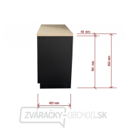 AKČNÝ SET Dielenská skrinka MB-TGC1307 a MB-TGC1309 s drevenou pracovnou doskou MB-TGW53 náhled