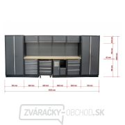 AKČNÝ SET Zostava 10 ks dielenského nábytku SET-CA01075 s drevenou pracovnou doskou MB-TGW26 a MB-TGW80 náhled