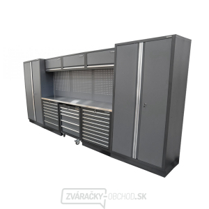 AKČNÝ SET Zostava 8 ks dielenského nábytku SET-CA01077 s nerezovou pracovnou doskou MB-TGW80S AKČNÝ SET Zostava 8 ks dielenského nábytku SET-CA01077 s nerezovou pracovnou doskou MB-TGW80S gallery main image