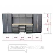 AKČNÝ SET Zostava 8 ks dielenského nábytku SET-CA01078 s drevenou pracovnou doskou MB-TGW80 AKČNÝ SET Zostava 8 ks dielenského nábytku SET-CA01078 s drevenou pracovnou doskou MB-TGW80 náhled
