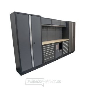 AKČNÝ SET Zostava 8 ks dielenského nábytku SET-CA01079 s drevenou pracovnou doskou MB-TGW80 AKČNÝ SET Zostava 8 ks dielenského nábytku SET-CA01079 s drevenou pracovnou doskou MB-TGW80 gallery main image