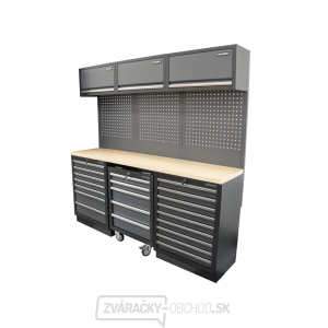 AKČNÝ SET Zostava 6 ks dielenského nábytku SET-CA01081 s drevenou pracovnou doskou MB-TGW80 AKČNÝ SET Zostava 6 ks dielenského nábytku SET-CA01081 s drevenou pracovnou doskou MB-TGW80 gallery main image