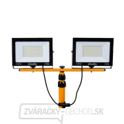 2x100W LED svetlomet s teleskopickým stojanom a káblom - neutrálna biela farba 4500K (1) náhled