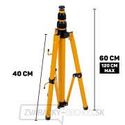 2x50W LED svetlomet s teleskopickým stojanom a káblom - neutrálna biela farba 4500K (1) 2x50W LED svetlomet s teleskopickým stojanom a káblom - neutrálna biela farba 4500K (1) náhled